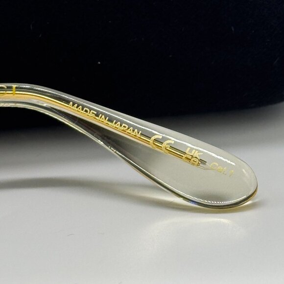 NEW GUCCI GG1367S 001 SUNGLASSES WOMEN GOLD EYEWEAR - Picture 10 of 11